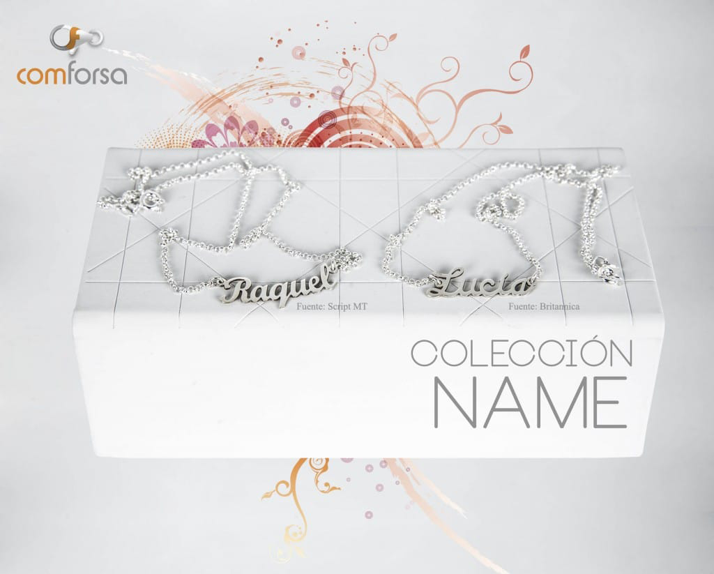 Colección NAME joyas personalizadas