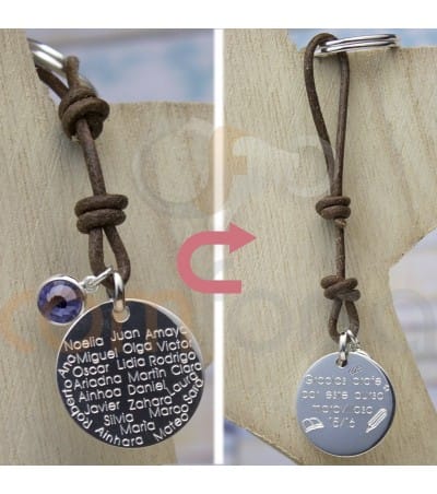 Idea of engraved keychain for teachers