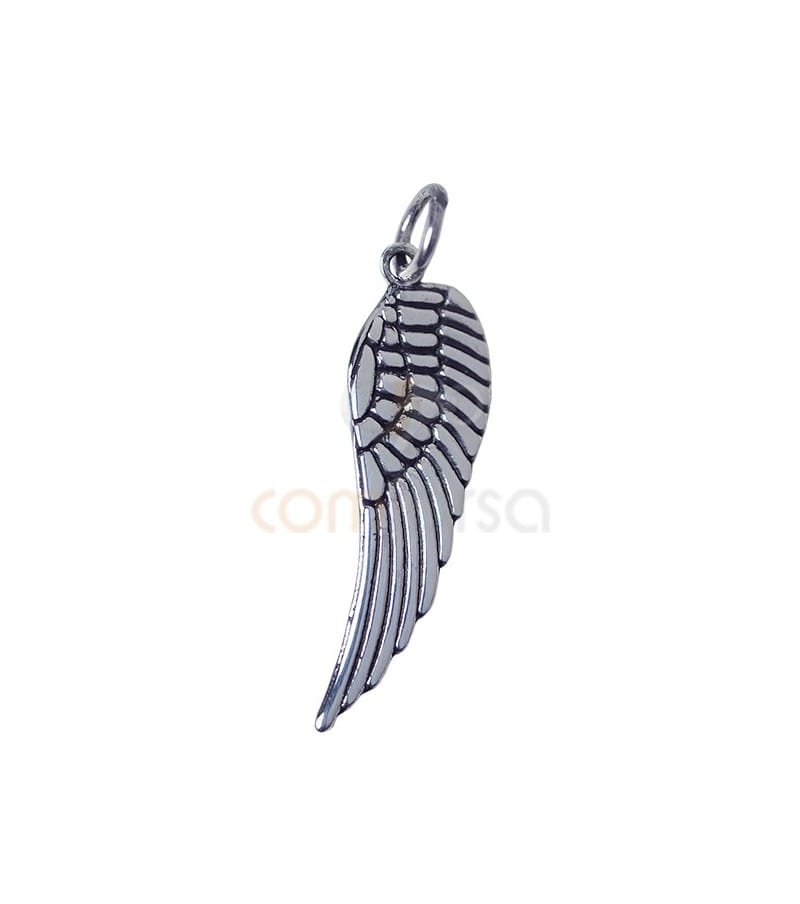 Sterling silver 925 wing pendant 9 x 29 mm