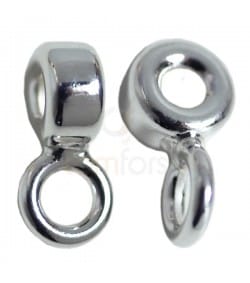 Donut 6 mm con anilla (2.1) en plata 925