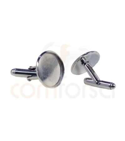 Gemelo cazoleta 16.5 mm plata 925ml