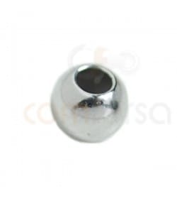 Bola 6 mm (2.4 mm ) plata rodiada