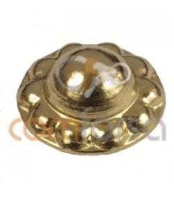 18kt Yellow gold universal scroll 6 mm