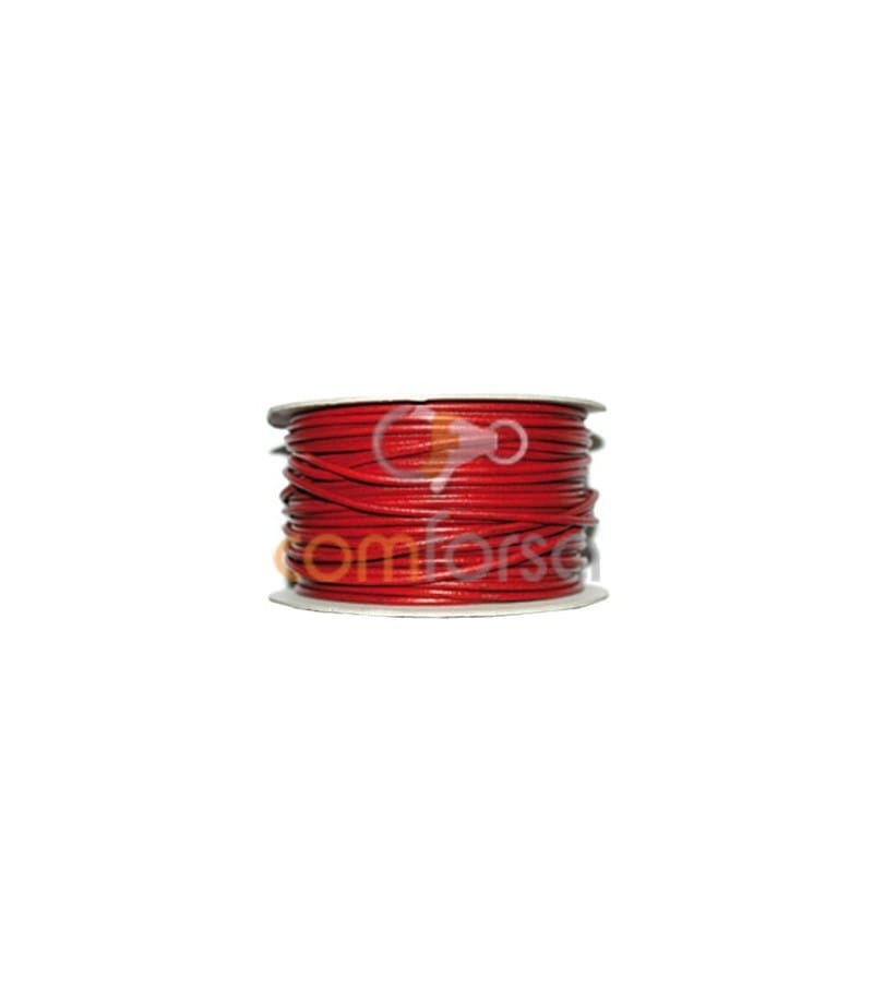 Cuero rojo 2 mm Calidad premium