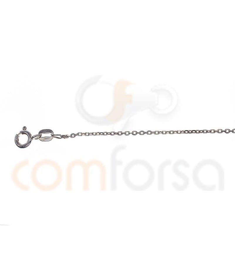 Sterling silver 925 forçat chain 1.9 x 1.6 mm