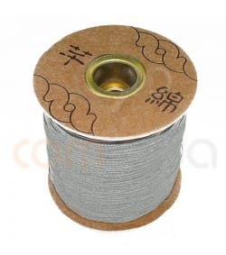 Grey braided nylon 1.5mm