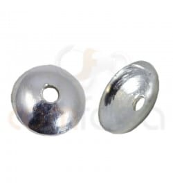 Sterling silver 925 plain cap 4 mm