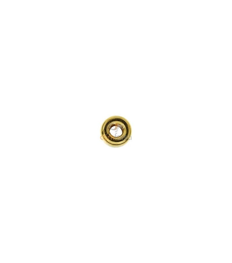 Gold filled roundel 3 mm 14/20