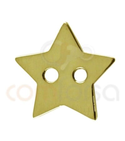 Estrella doble taladro 12x13 plata