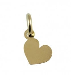 Sterling siler 925ml Heart pendant 6 x 5 mm
