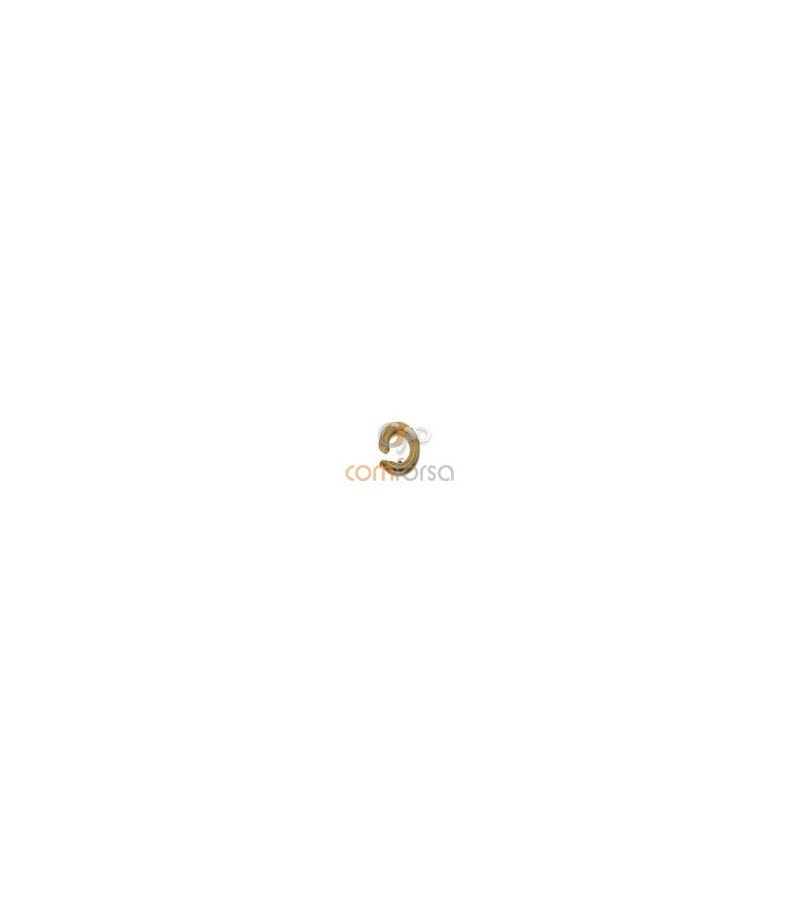 18kt Yellow gold round jumpring 3mm