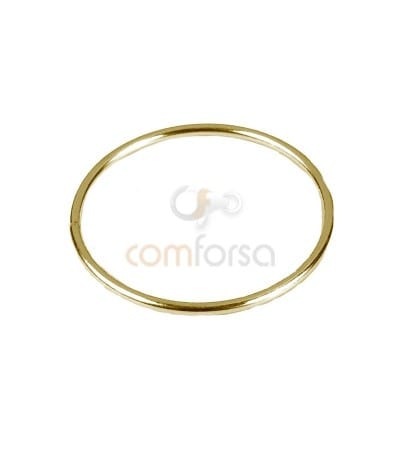 Anilla hilo circular 20 mm plata 925ml