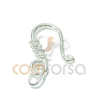 Sterling silver 925 Small hook clasp