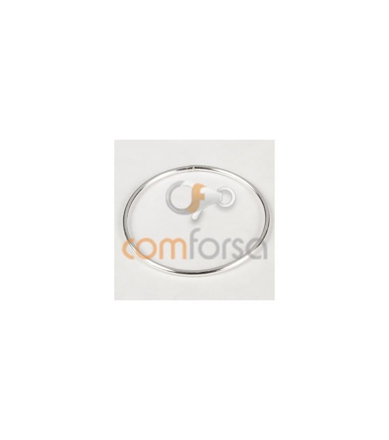 Sterling silver 925 ring spacer 25 mm