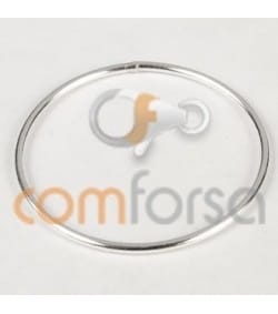 Sterling silver 925 ring spacer 25 mm