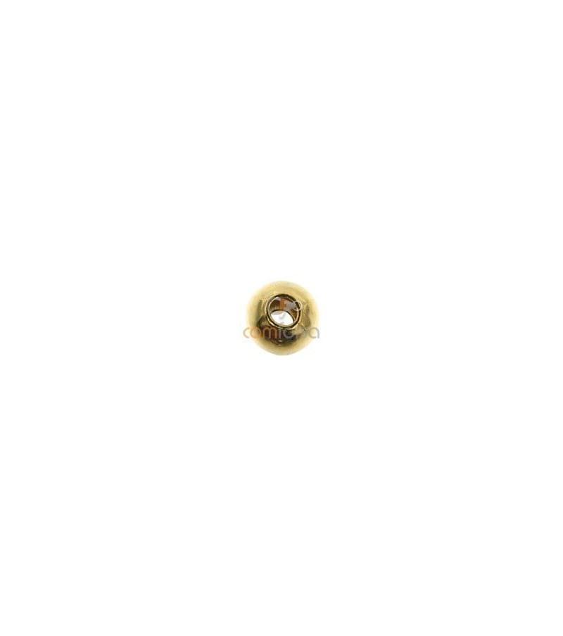 Flat Gold filled ball 2.5 mm 14/20