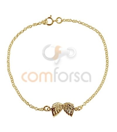 Pulsera con anillas 14cm