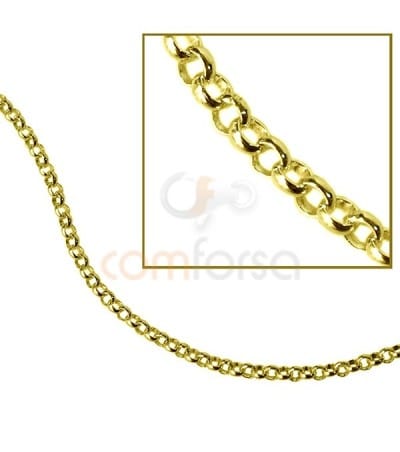 Sterling silver 925 belcher oval chains 2mm (grammes)