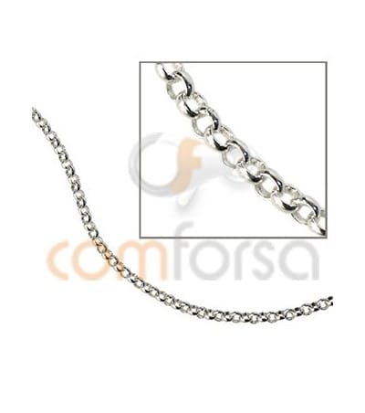 Gold plated sterling silver 925 light belcher chain