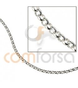 Gold plated sterling silver 925 light belcher chain