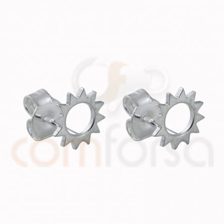 Arete sol 8 mm plata 925