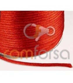 Red satin cord 2mm