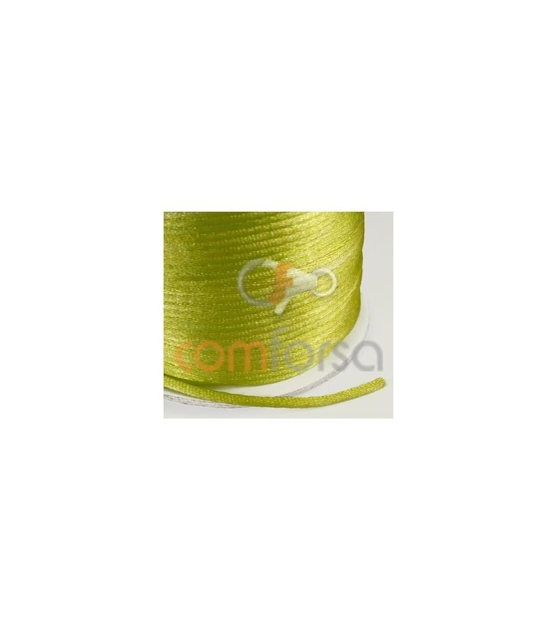 Light green satin cord  2mm