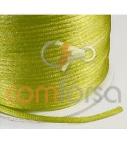 Light green satin cord  2mm