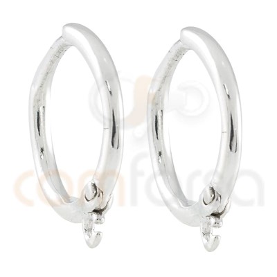 Criolla 12 mm con anilla plata 925ml
