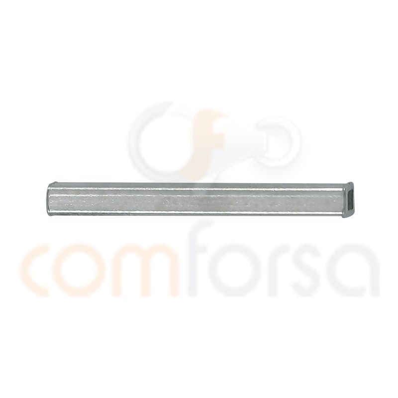 Tubo cuadrado 2 mm (ext.) X 20 mm