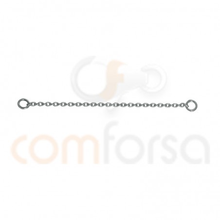 Cadenilla fina plata 60mm plata 925ml