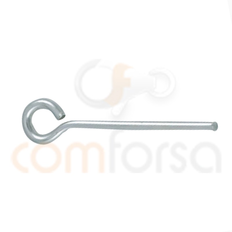 Terminal 13 mm anilla plata 925 ml