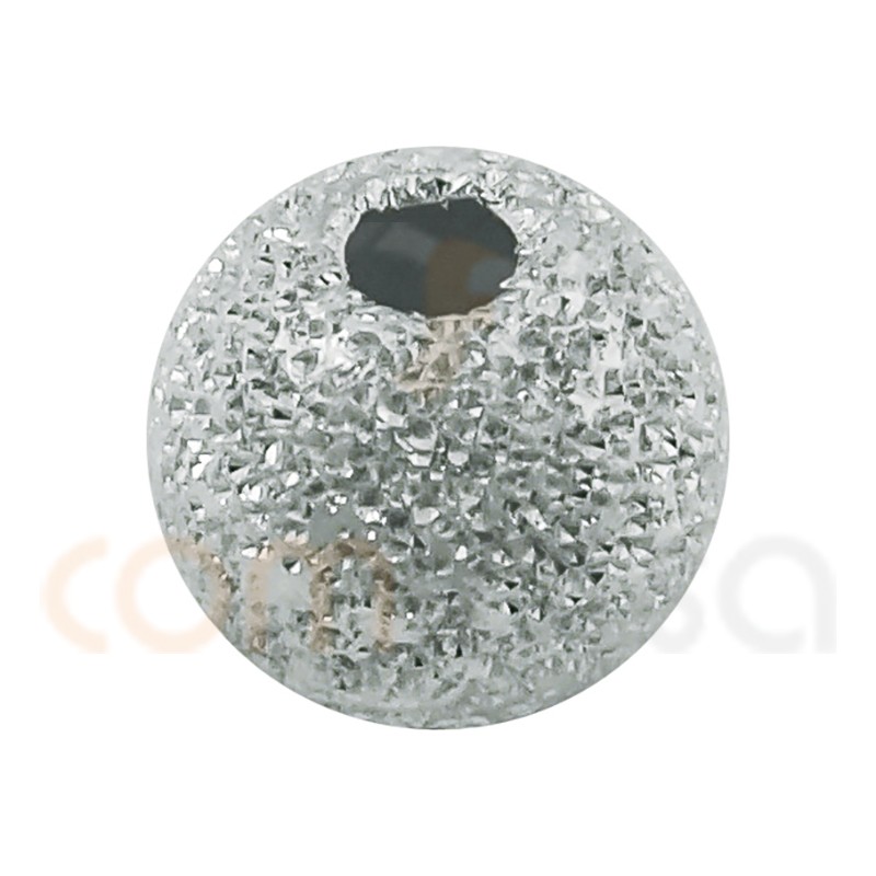 Sterling silver 925 Round laser cut bead 3 mm