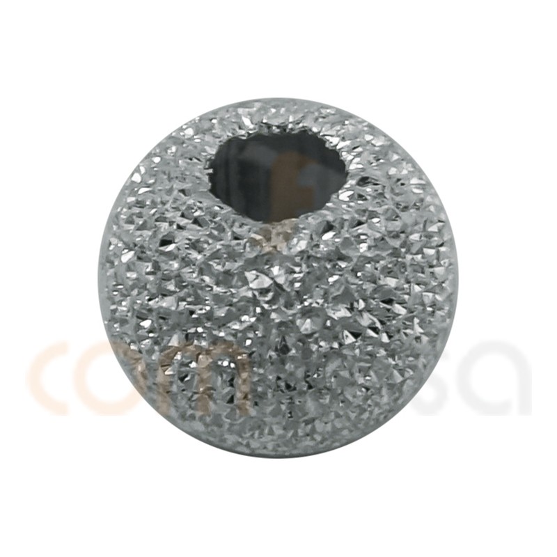 bolita diamantada 4mm plata 925ml