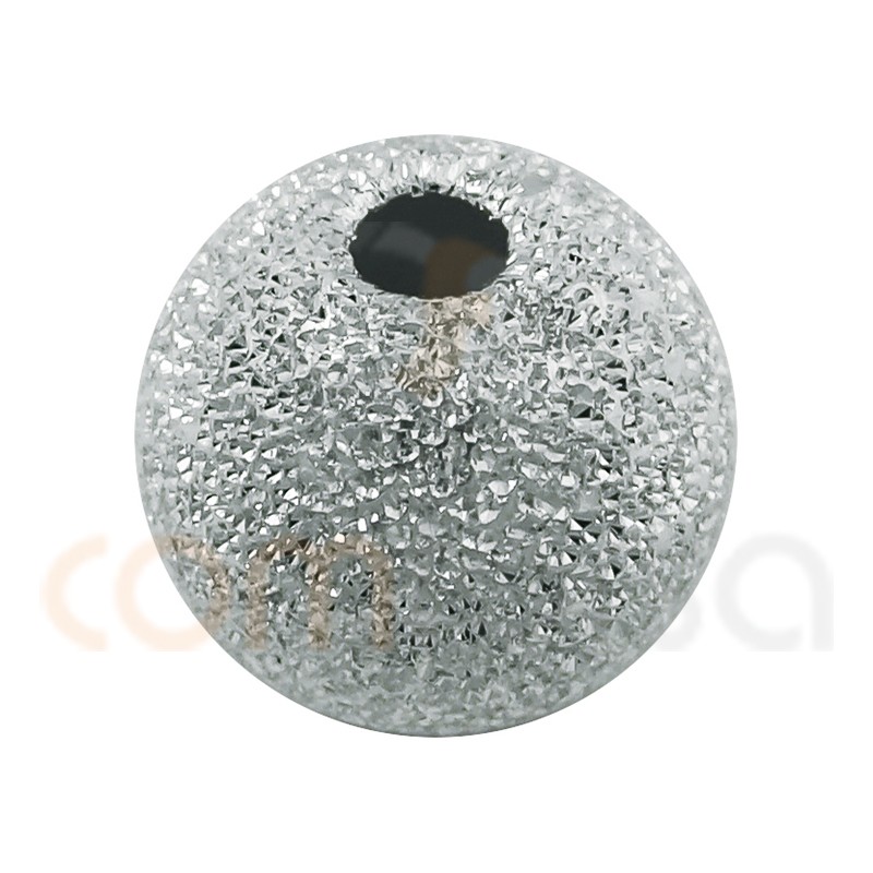 bolita diamantada 5mm plata 925ml