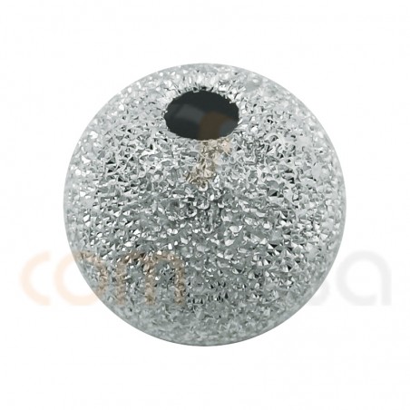 bolita diamantada 5mm plata 925ml