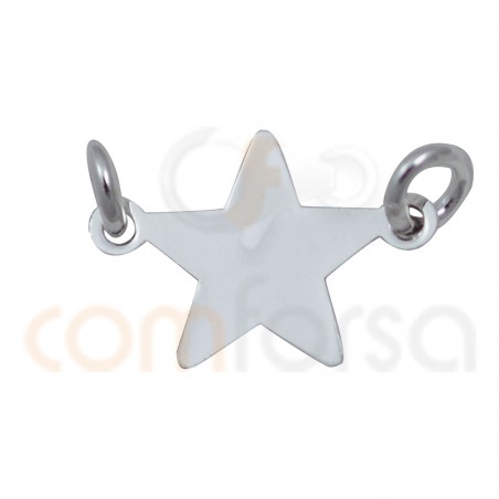 Conector estrella 13 mm plata 925
