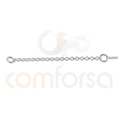 Sterling silver 925 gold-plated balls anklet
