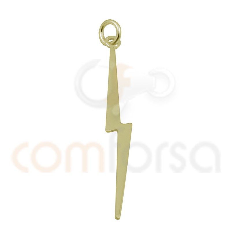 Sterling silver 925  ray pendant  4 x 38 mm