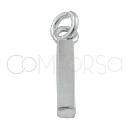 Dije barra 10 x 2 mm plata 925