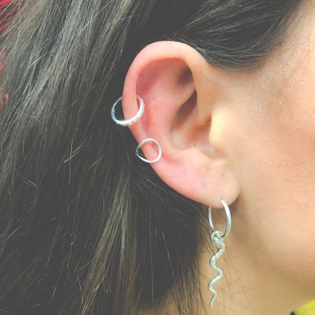 Ear cuff pinchitos 11.5mm plata 925