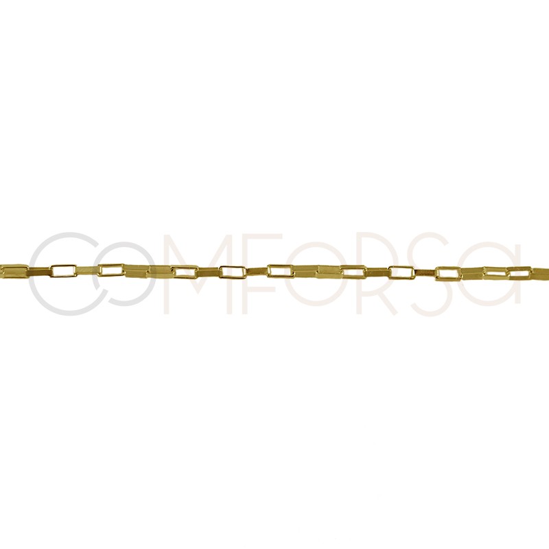 Sterling silver 925 gold-plated Venetian chain thin