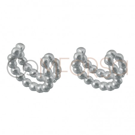Ear Cuff 11.5 mm plata 925