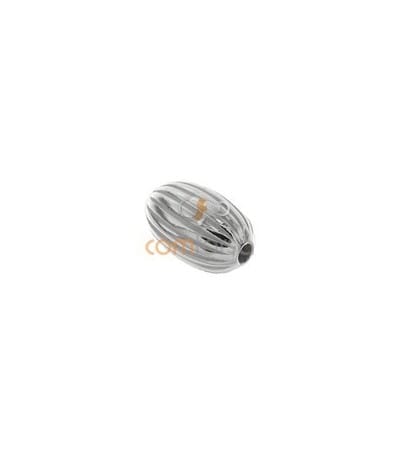 Olivina galloneada 5 mm plata 925ml