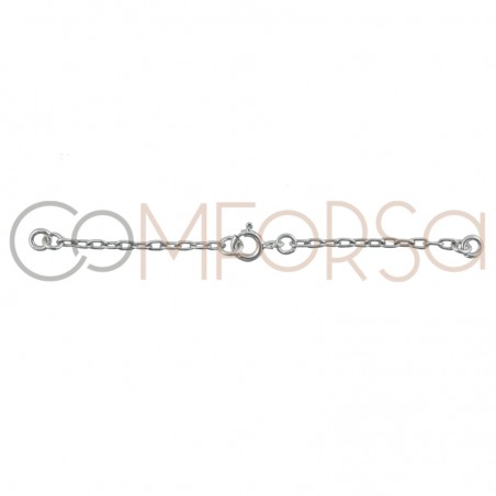 Sterling silver 925 Chain with Bolt clasp 68 mm