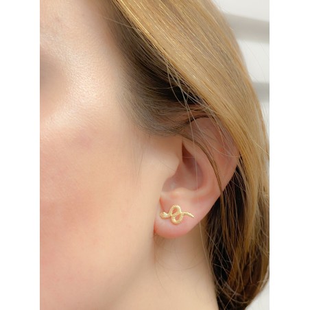 Sterling silver 925 earring 8 x 16 mm