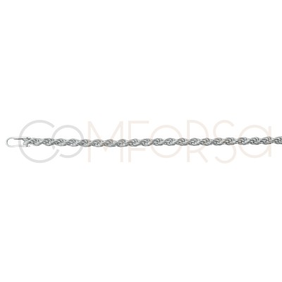 Cadena cordón salomónico 1.7mm plata 925ml