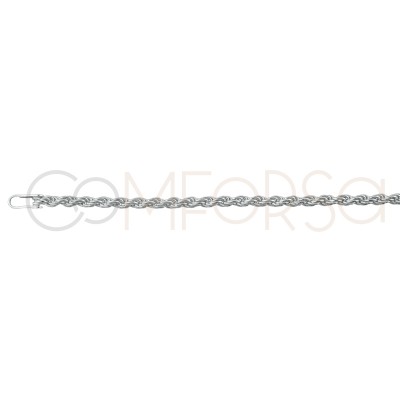 Sterling silver 925 1.7 mm rope chain