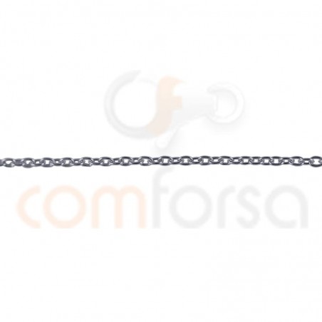 copy of Cable  chain 1.5 x 1.1 mm sterlling silver 925