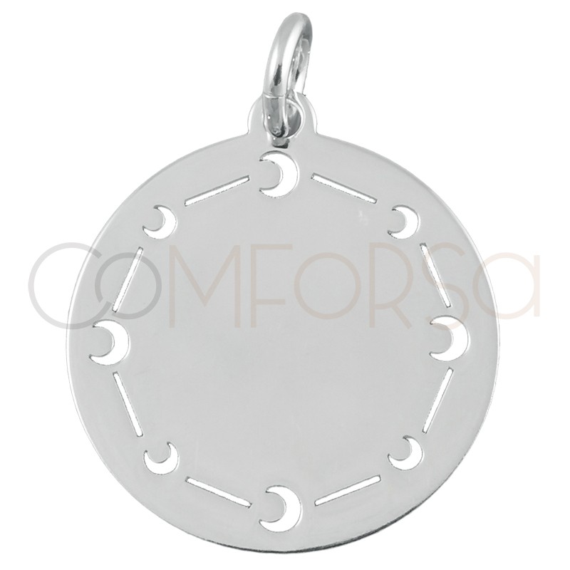 Comprar Chapas para personalizar online : Colgante gato sentado 15 x 15mm  Plata 925 - Com-forsa S.L.